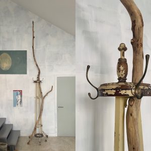 catch me if I fall - a very tall coat stand with a bitter sweet story 
